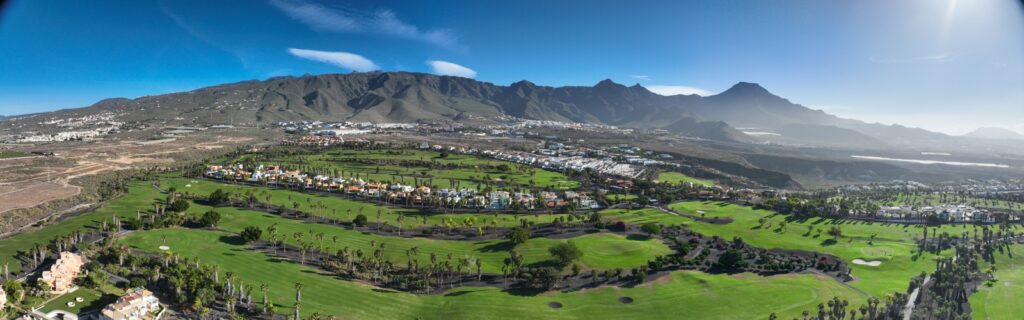 Aerial View of golf course Tenerife